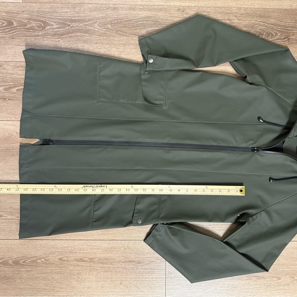 Halogen Olive Green Rain Jacket - Picture 4 of 8